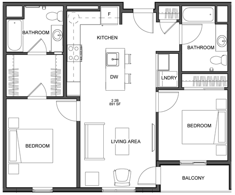 a blueprint of a floor plan of a house